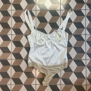 WeWoreWhat Danielle Bernstein satin bodysuit